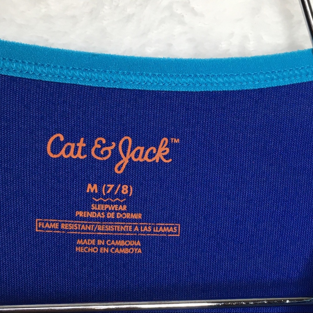 Cat & Jack blue galaxy nightgown - Picture 3 of 3